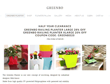 Tablet Screenshot of greenbo.com.au